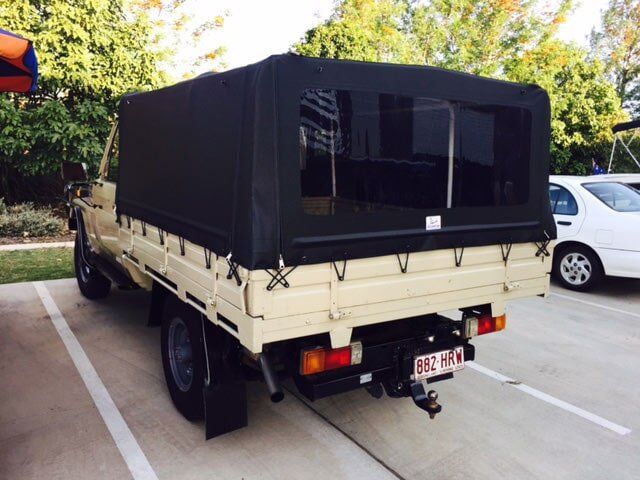 Ute Canopy black | Custom canopies Toowoomba