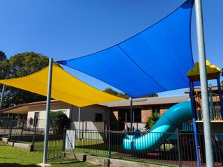 Carpark with shade sails - Shade sails Toowoomba