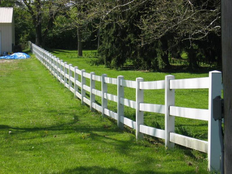 New Installed Rail Fence — Toledo, OH — Patriot Fence