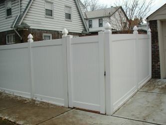 New Installed Fence with Door — Toledo, OH — Patriot Fence