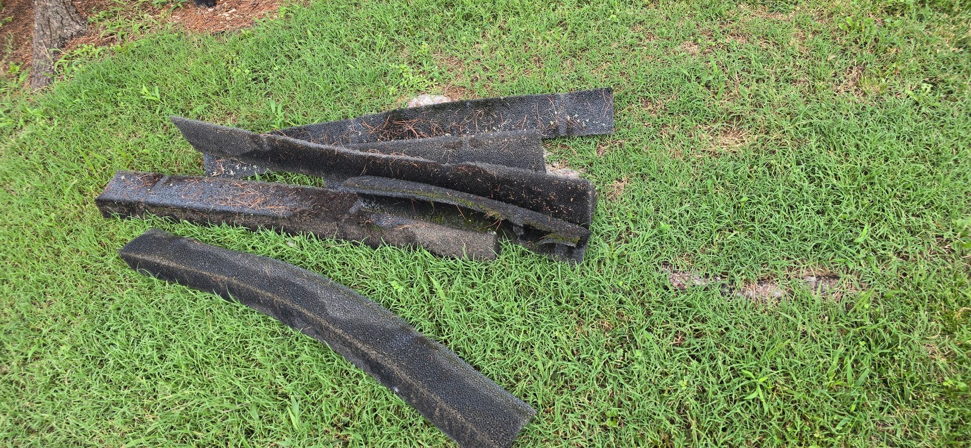 Old Foam Gutter Filters Old Foam Gutter Filters