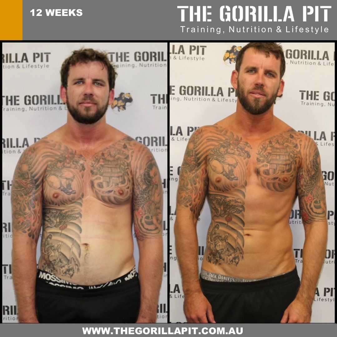 before and after fitness transformation of a man 5