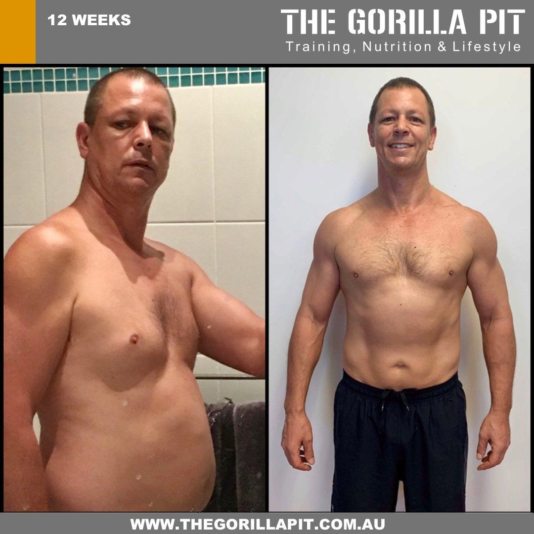 before and after fitness transformation of a man 7