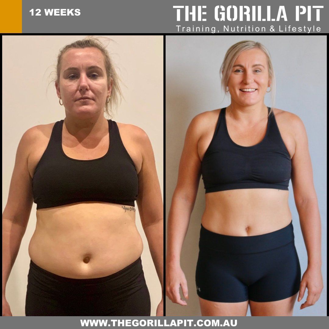 before and after fitness transformation of a woman 3