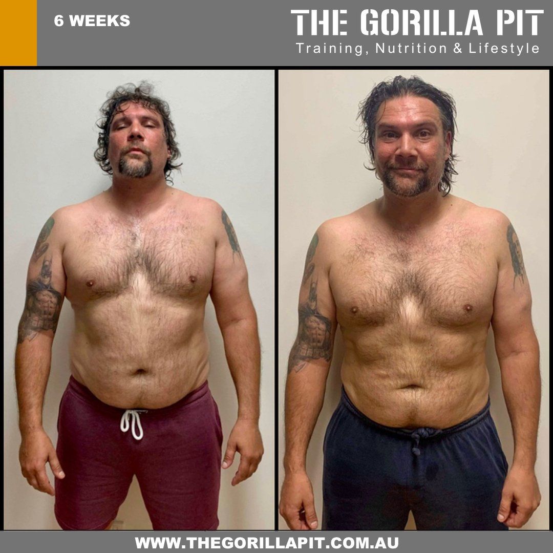 before and after fitness transformation of a man 4