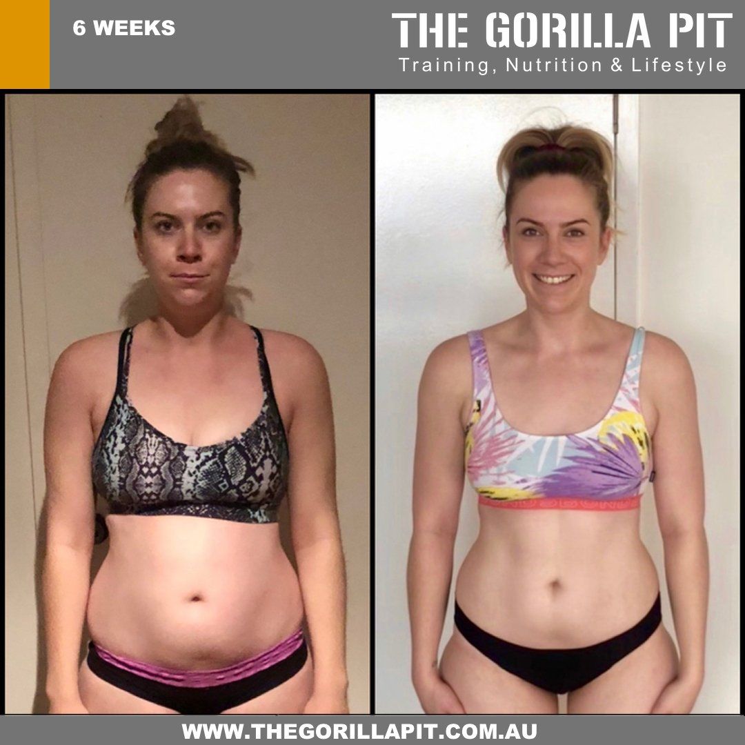 before and after fitness transformation of a woman 4