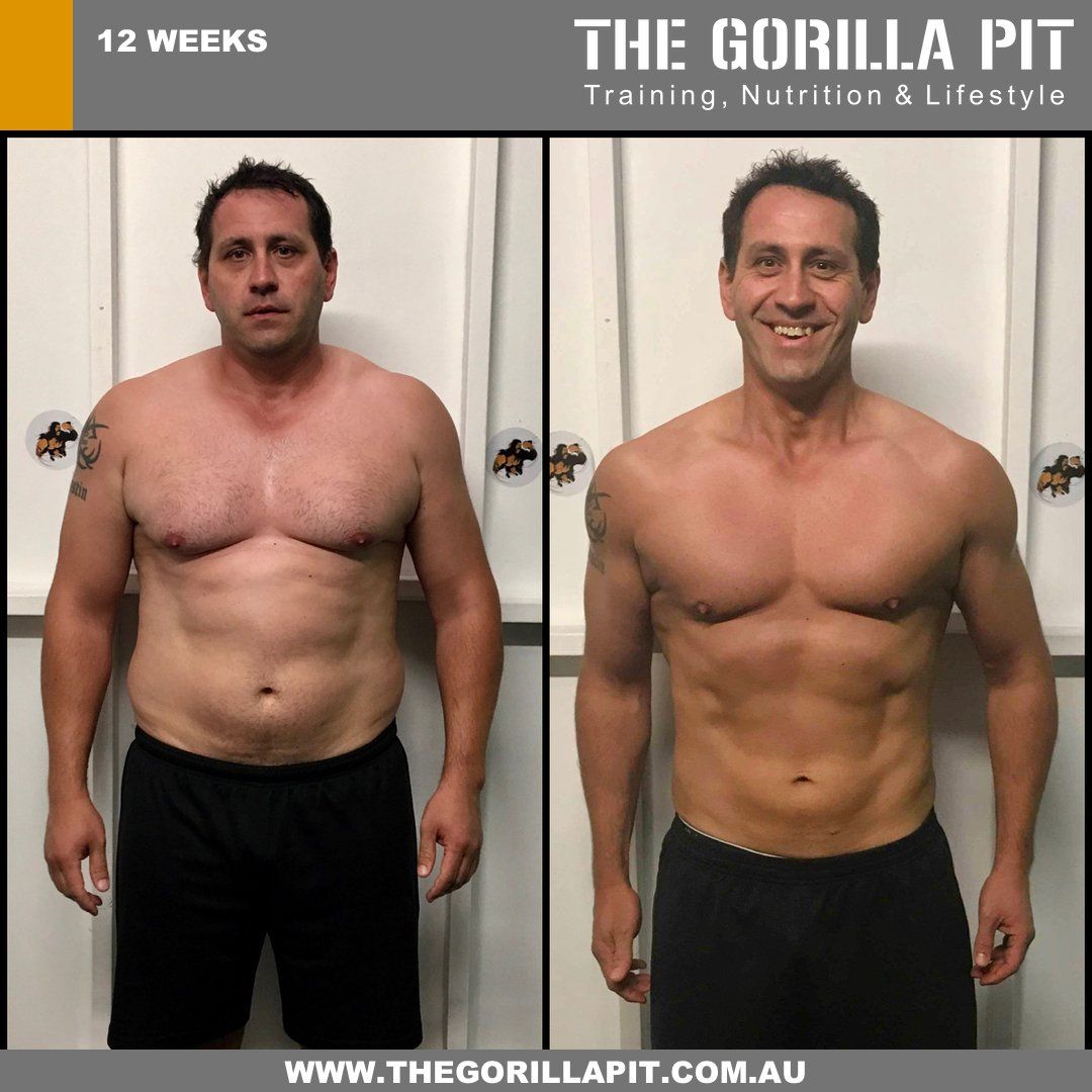 before and after fitness transformation of Yane