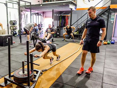 a man working out