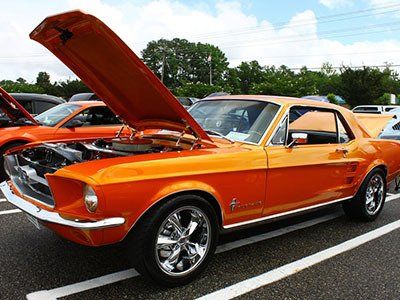 Ford Mustang in Car Show — Panel Beater in Rockhampton, QLD