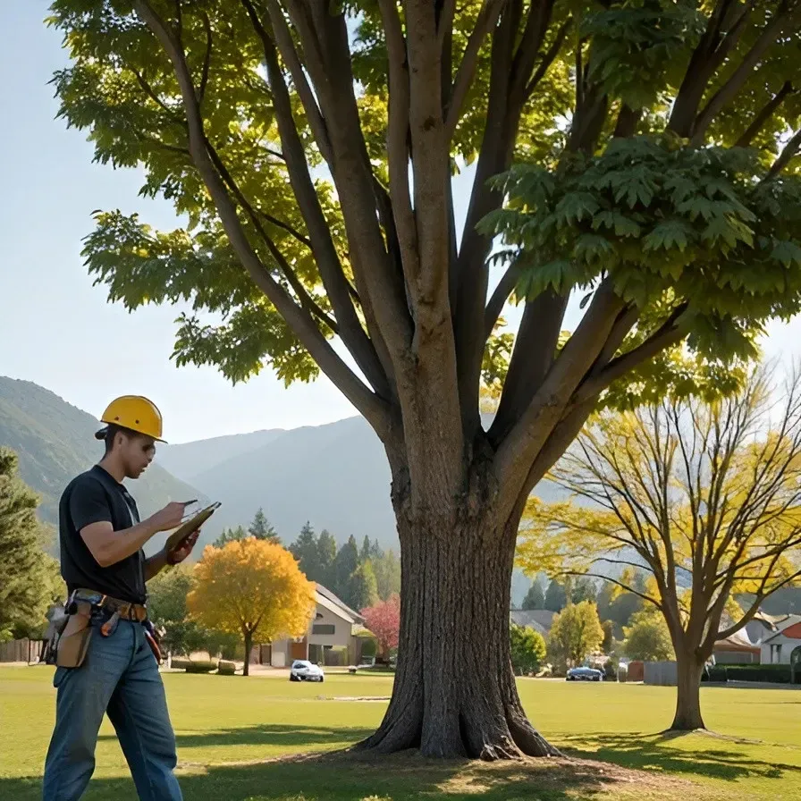 Healthy Oahu tree care expert inspection