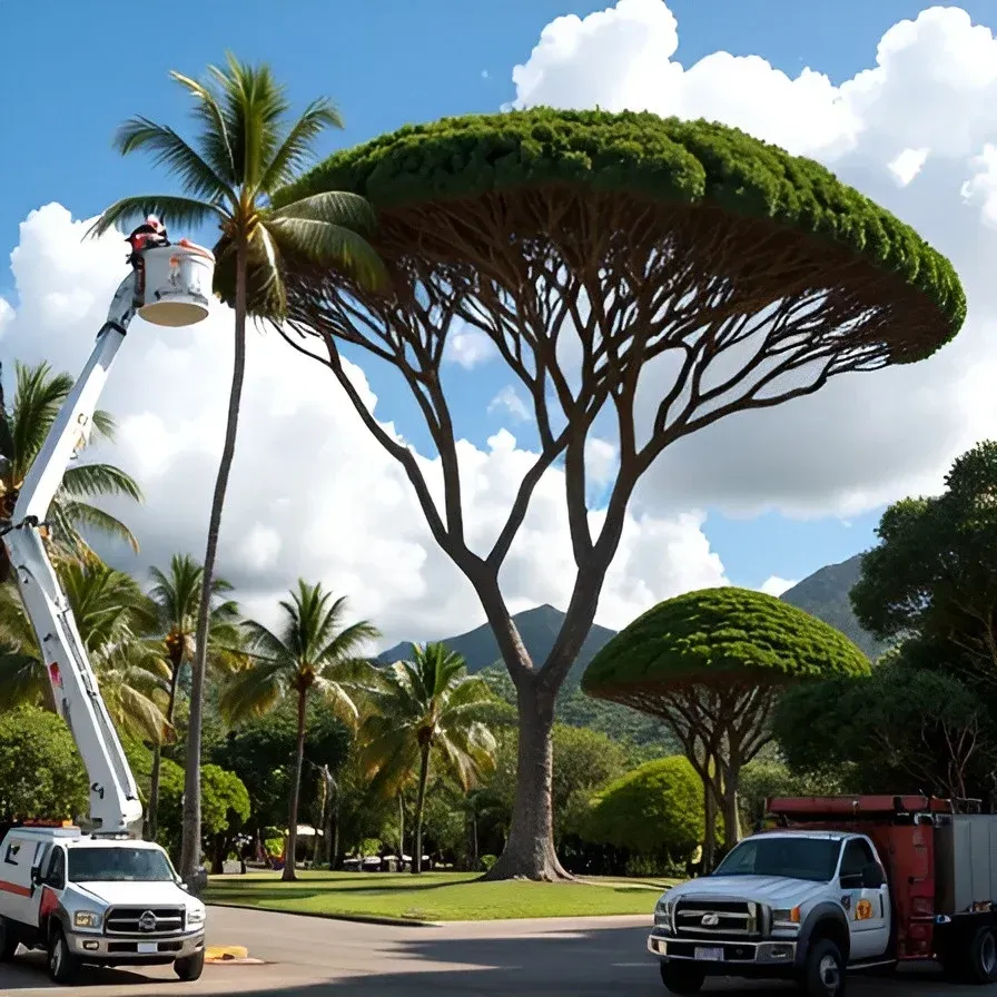 Oahu landscape tree trimming removal experts