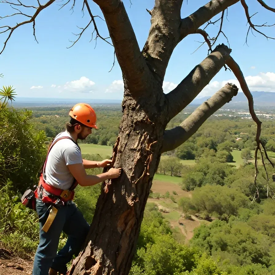 Oahu tree trimming expert reviving dying tree