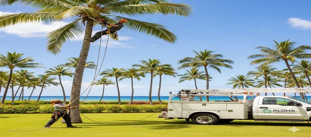 Reliable coconut tree cutting services Hawaii