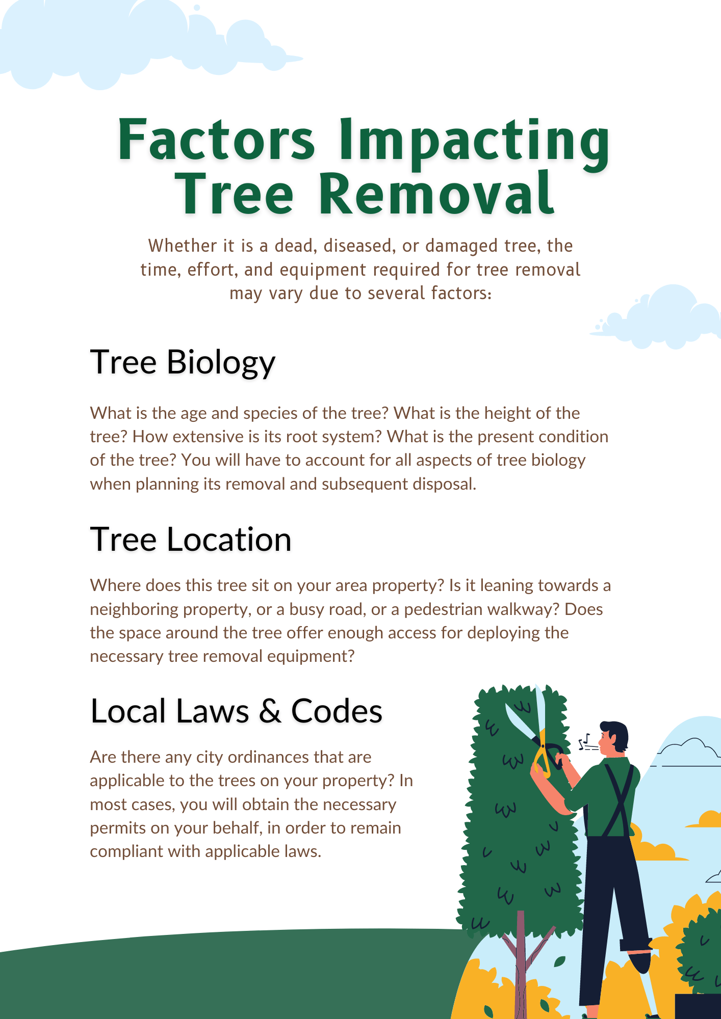 factors impacting Oahu tree removal
