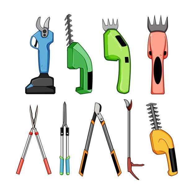 different types of tools for tree trimming and cutting