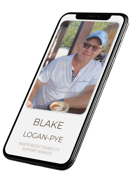 Independent Disability Support Worker's info eCard by Edge Life.