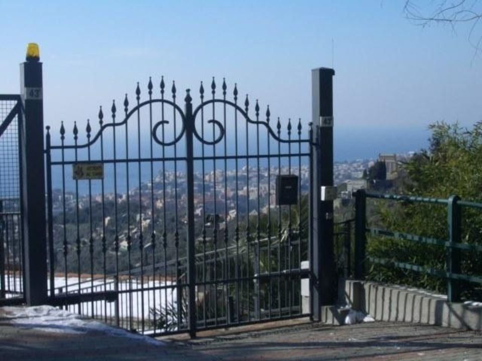 cancello in ferro battuto