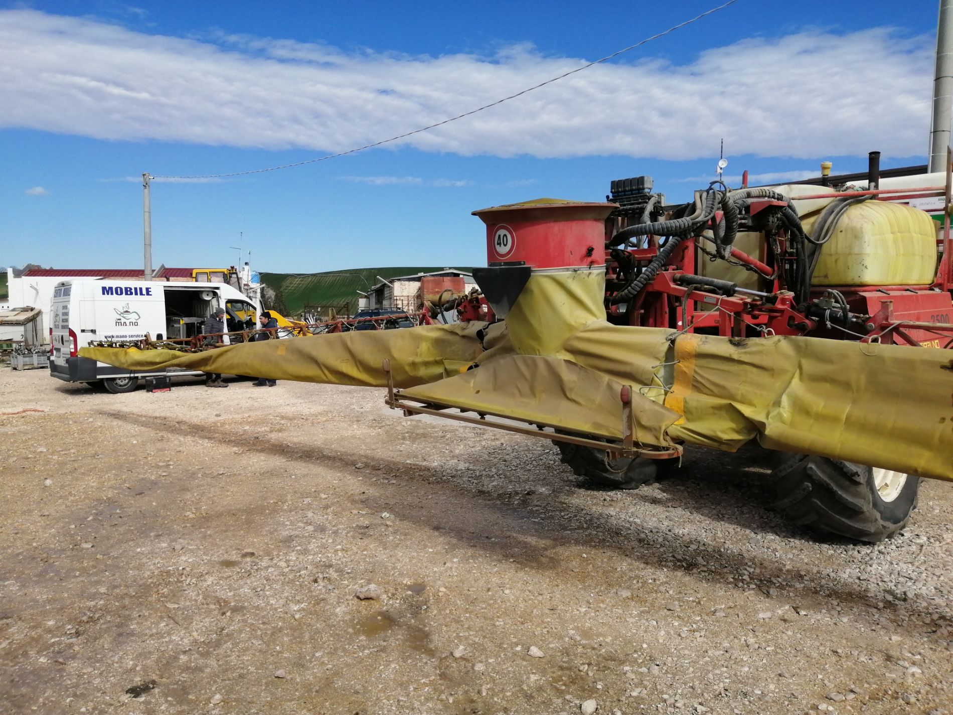 Macchina irroratrice per l'agricoltura