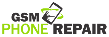 A logo for a phone repair company called gsm phone repair.