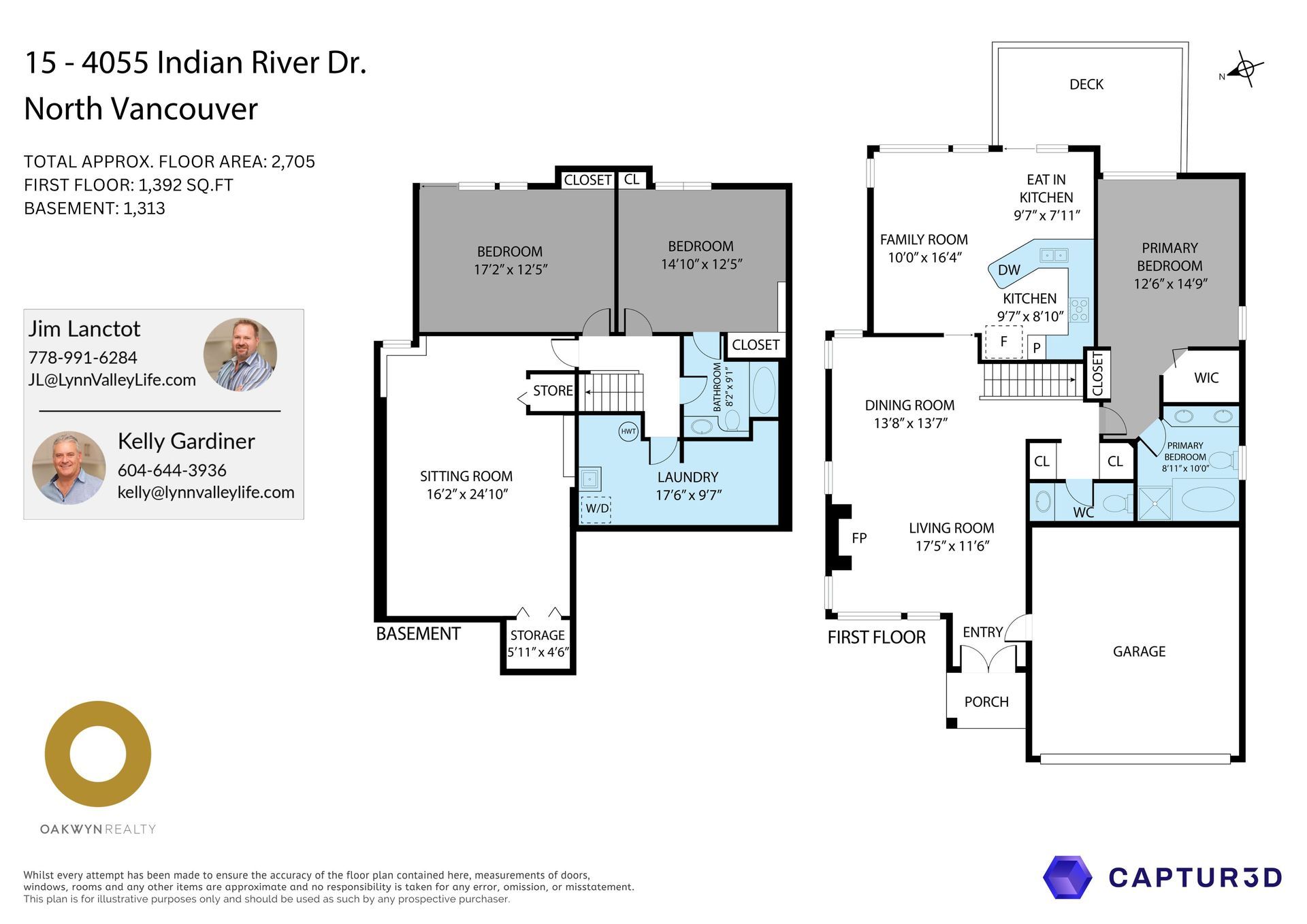 A floor plan of a house in north vancouver