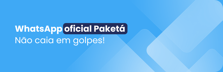 WhatsApp oficial da Paketá? Veja nossos canais de atendimento