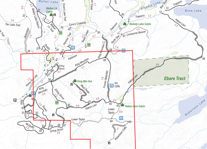 Ebare Tract and AHC map