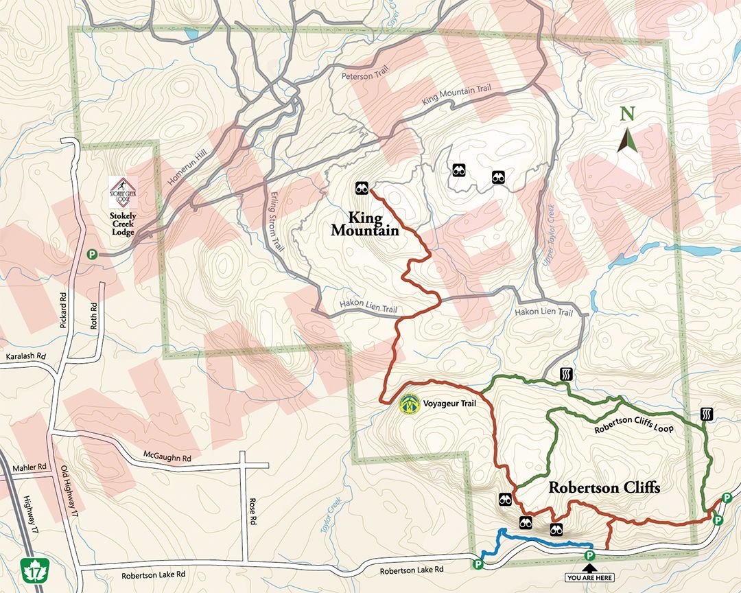 Map of AHC trails
