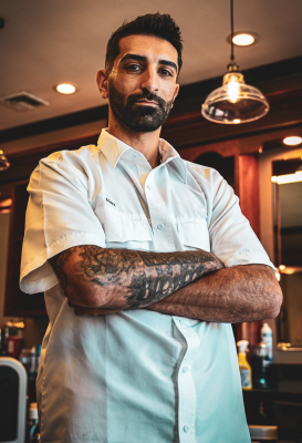 Alex Mansour, Owner of Legacy Barber Shop, East Stroudsburg, PA