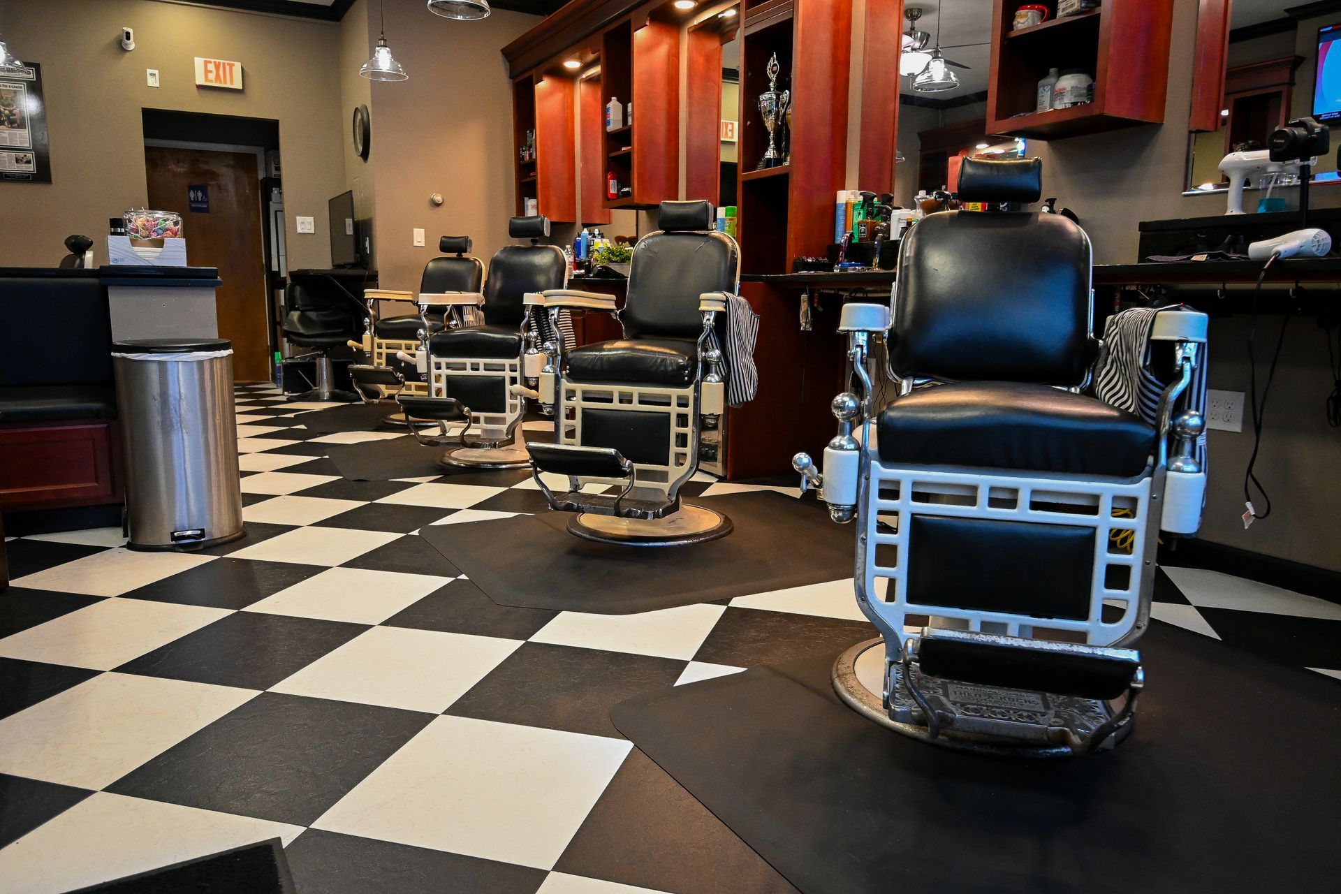 Inside of Legacy Barber Company, located in East Stroudsburg, PA