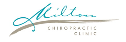 A logo for a chiropractic clinic called milton chiropractic clinic