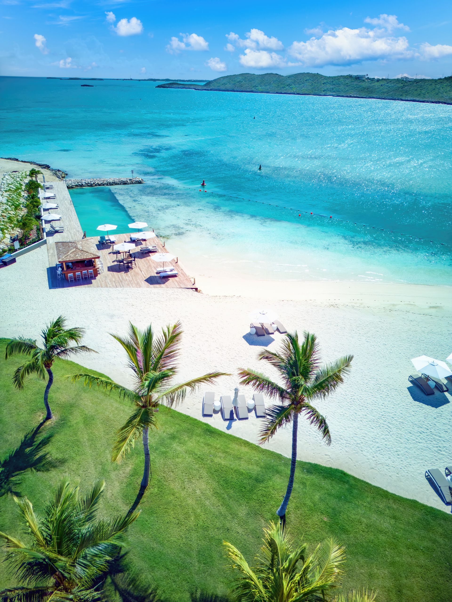 The ocean pool at Wymara Villas + Beach Club, Turks and Caicos