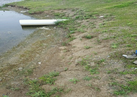 Ohio Logistics – Pond Bank Stabilization