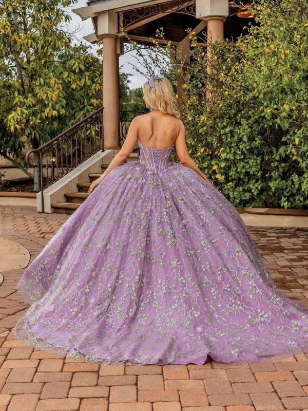 Full Tulle Skirt Quinceanera Dress