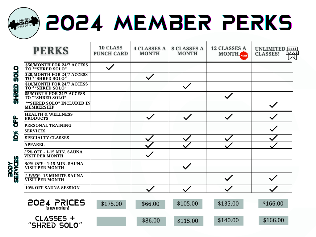 Group Fitness Membership Plan