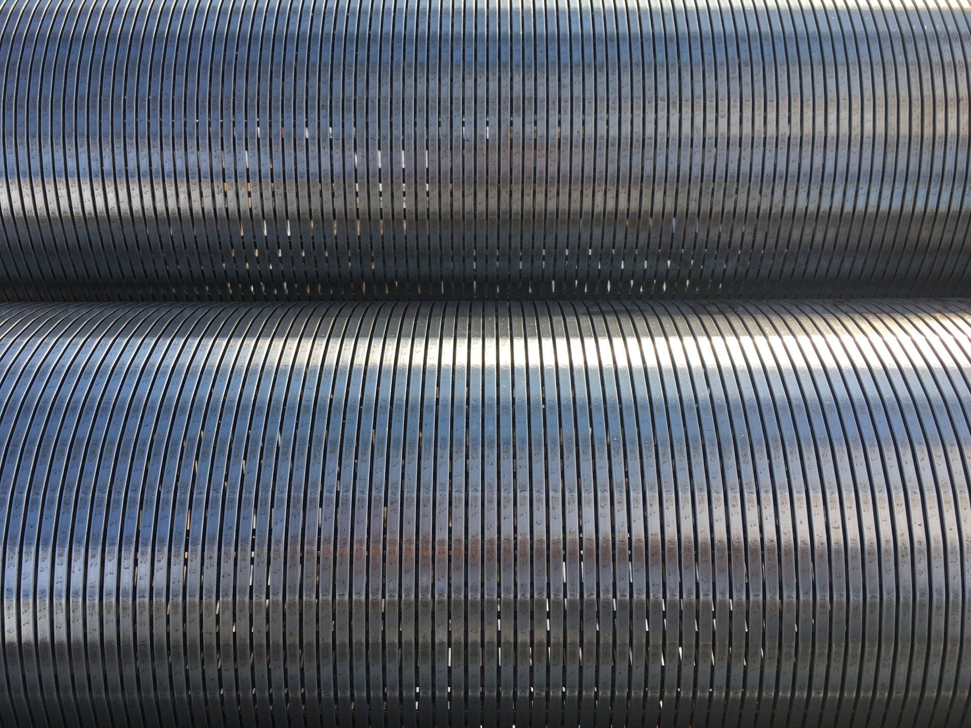 Pipes that are used to transport the water