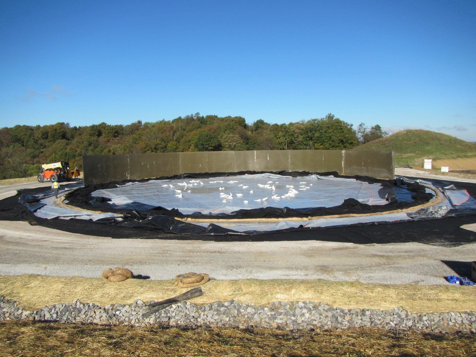 ARM Group Natural Gas services providing Construction Quality Assurance of Aboveground Storage Tank, providing Dye testing and certification