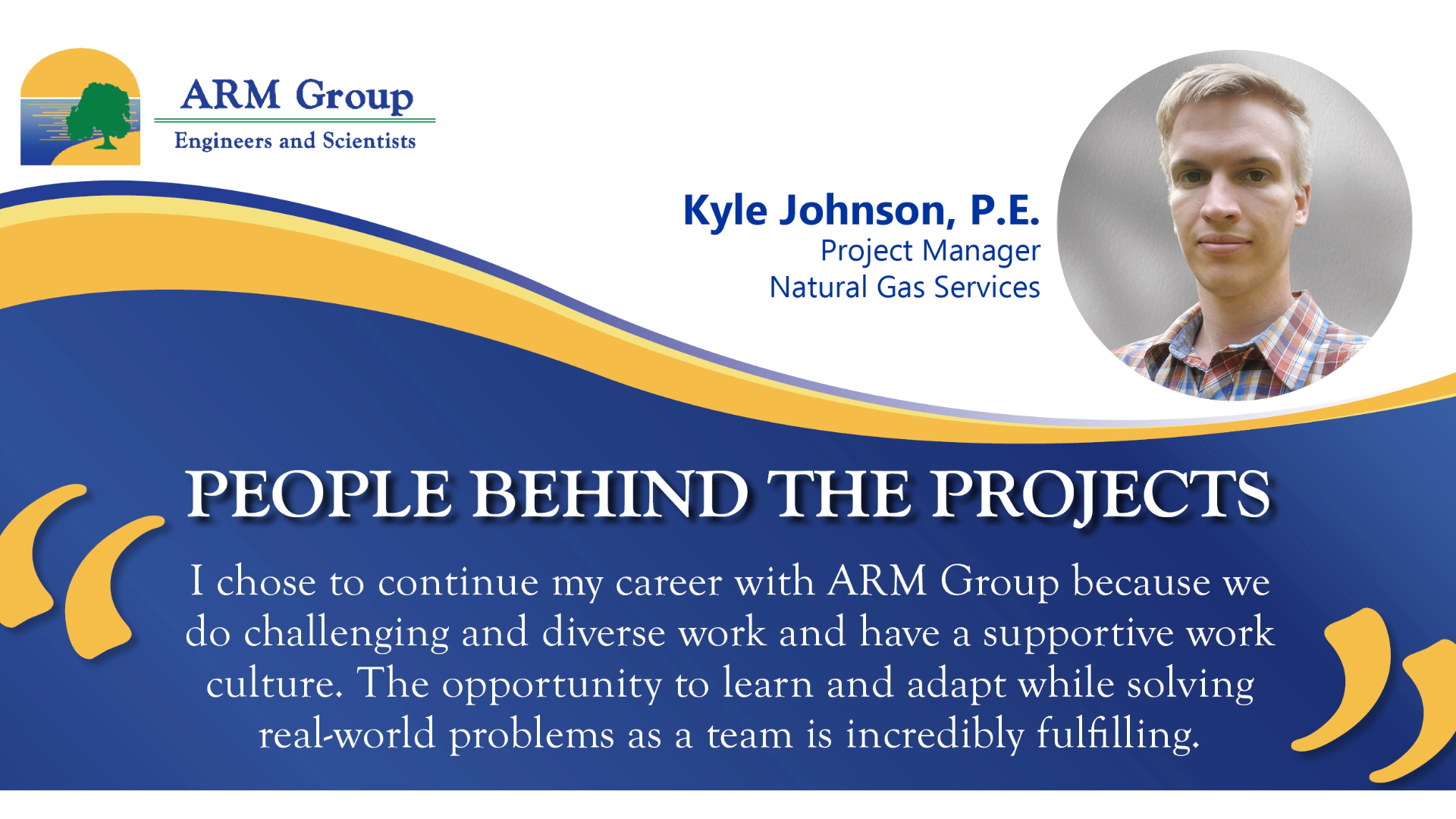 People Behind The Projects | ARM Group | Kyle ohnson