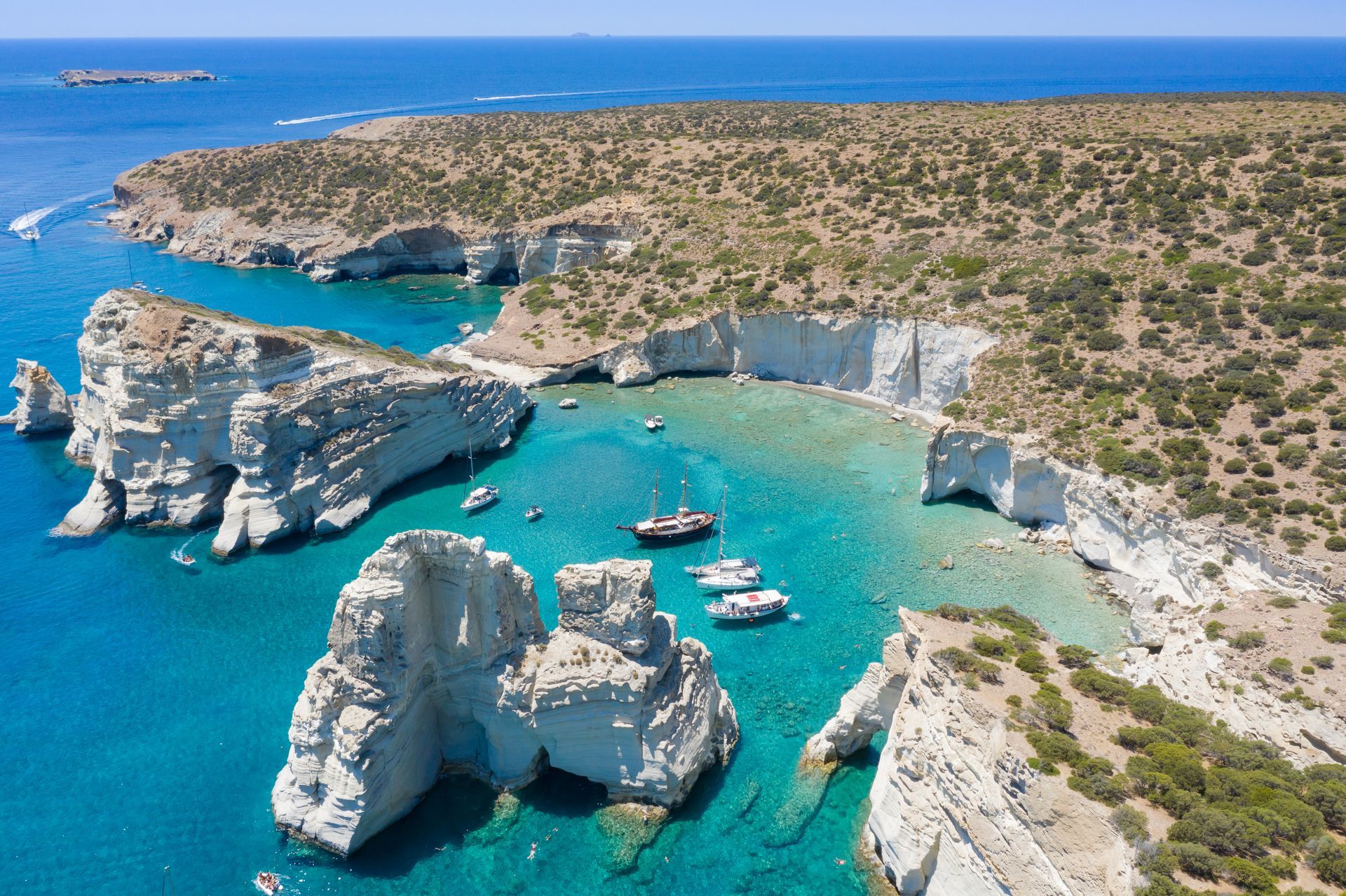 Kleftiko – The Pirate Caves by Boat