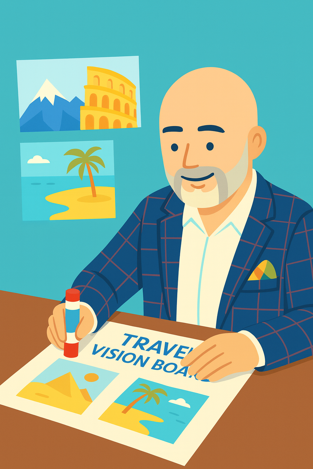 Jamie looks at  How to Create a Travel Vision Board  