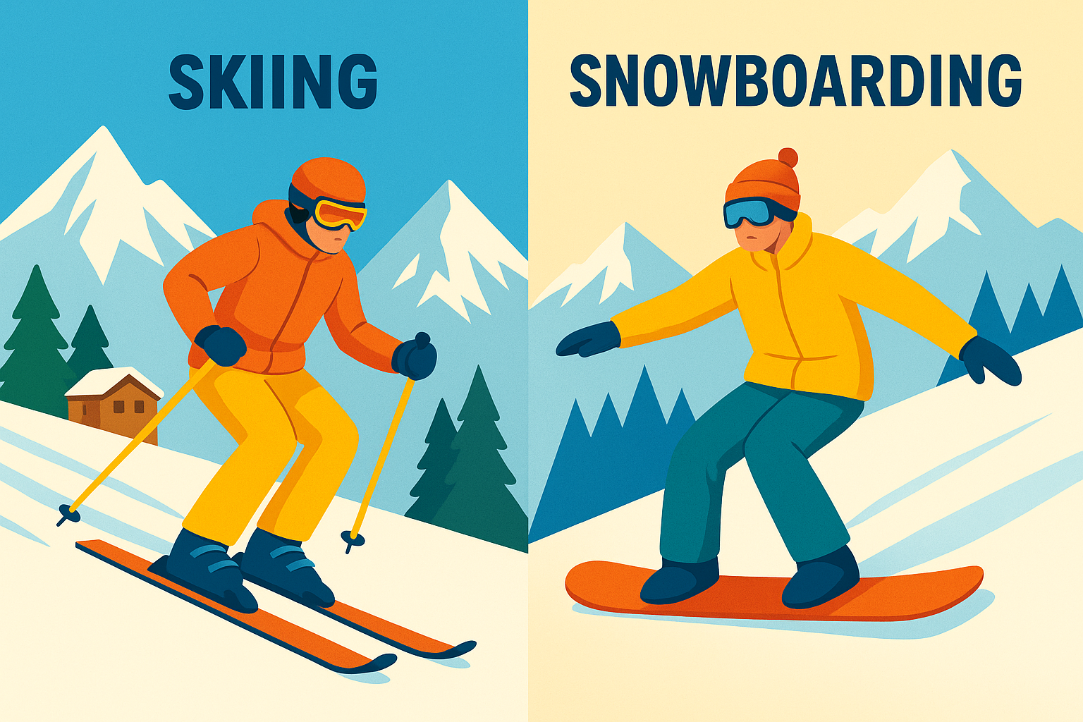 Ski Holidays: Skiing vs Snowboarding – Which Suits You Best?