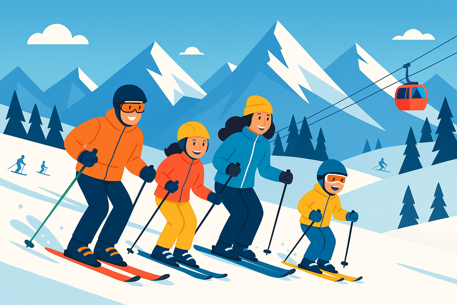 Ski Holidays for Families – Top Resorts Worldwide 2025