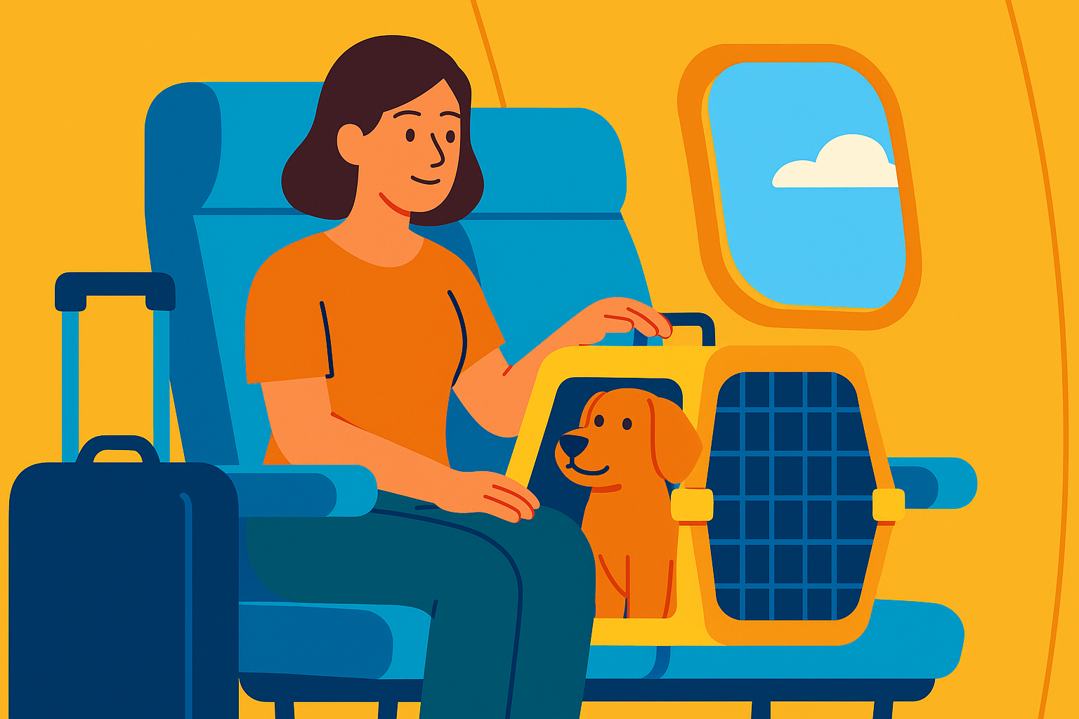 How to Make Travelling with Pets Comfortable on a Plane