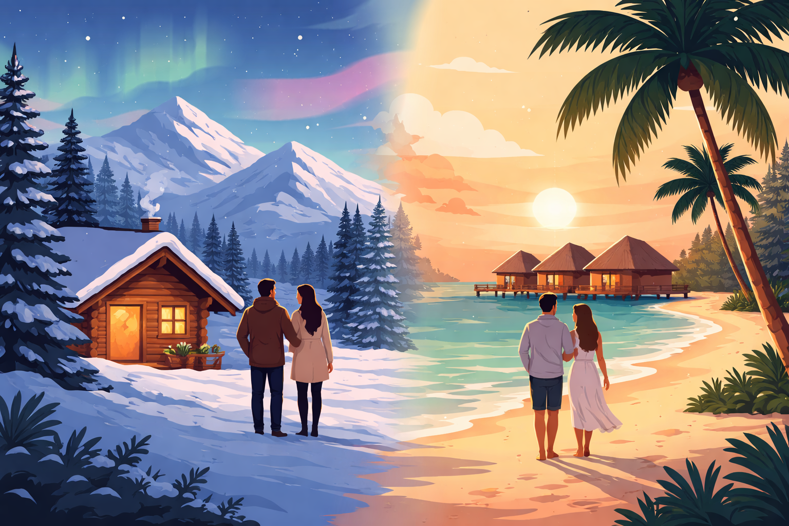 Winter Honeymoon Destinations: Best for Romance & Value