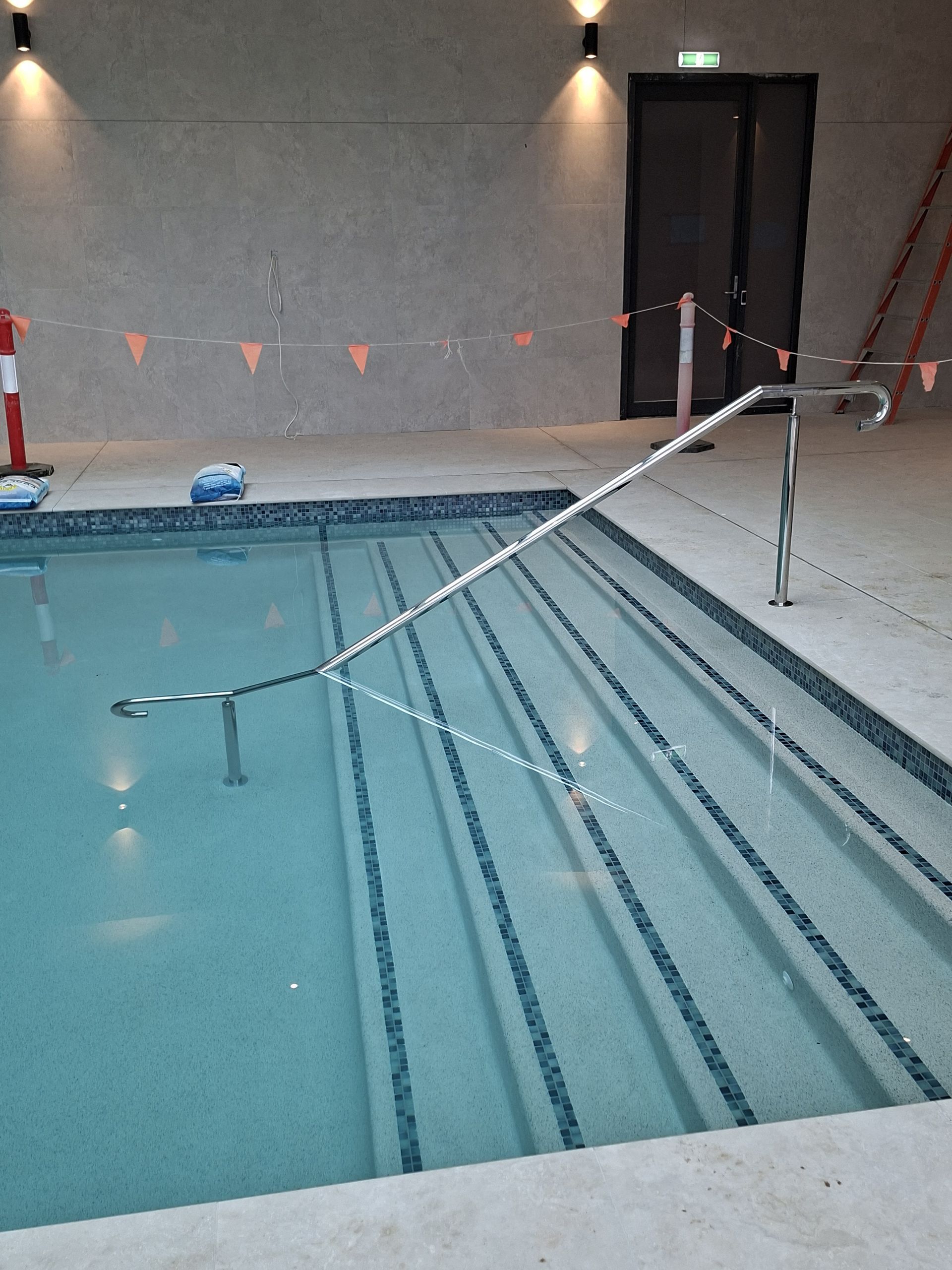 Indoor Swimming Pool With Steps — Litzow’s Welding & Fabrication in Dundowran, QLD