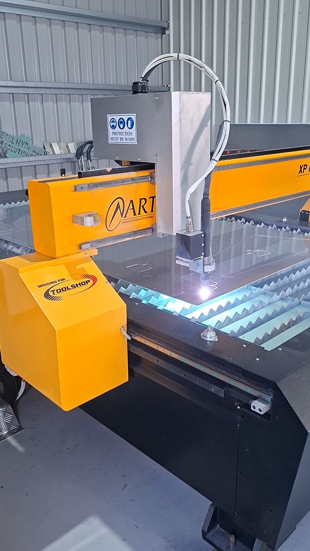 A Plasma Cutter in Action — Litzow’s Welding & Fabrication in Dundowran, QLD