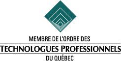 A logo for membre de l' ordre des technologies professionnelles du quebec.