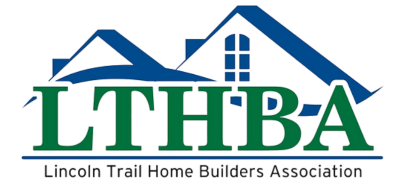 The logo for the lincoln trail home builders association