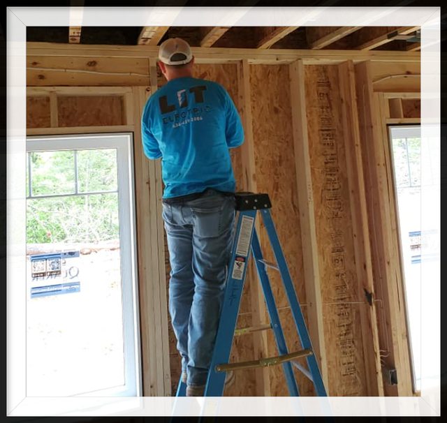Lit Electric in St Peters MO rewiring a home.