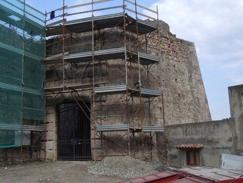 Lavori di restauro Castello di Bauso