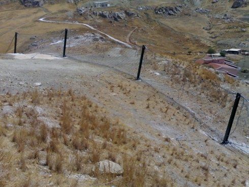 messa in sicurezza di un costone roccioso